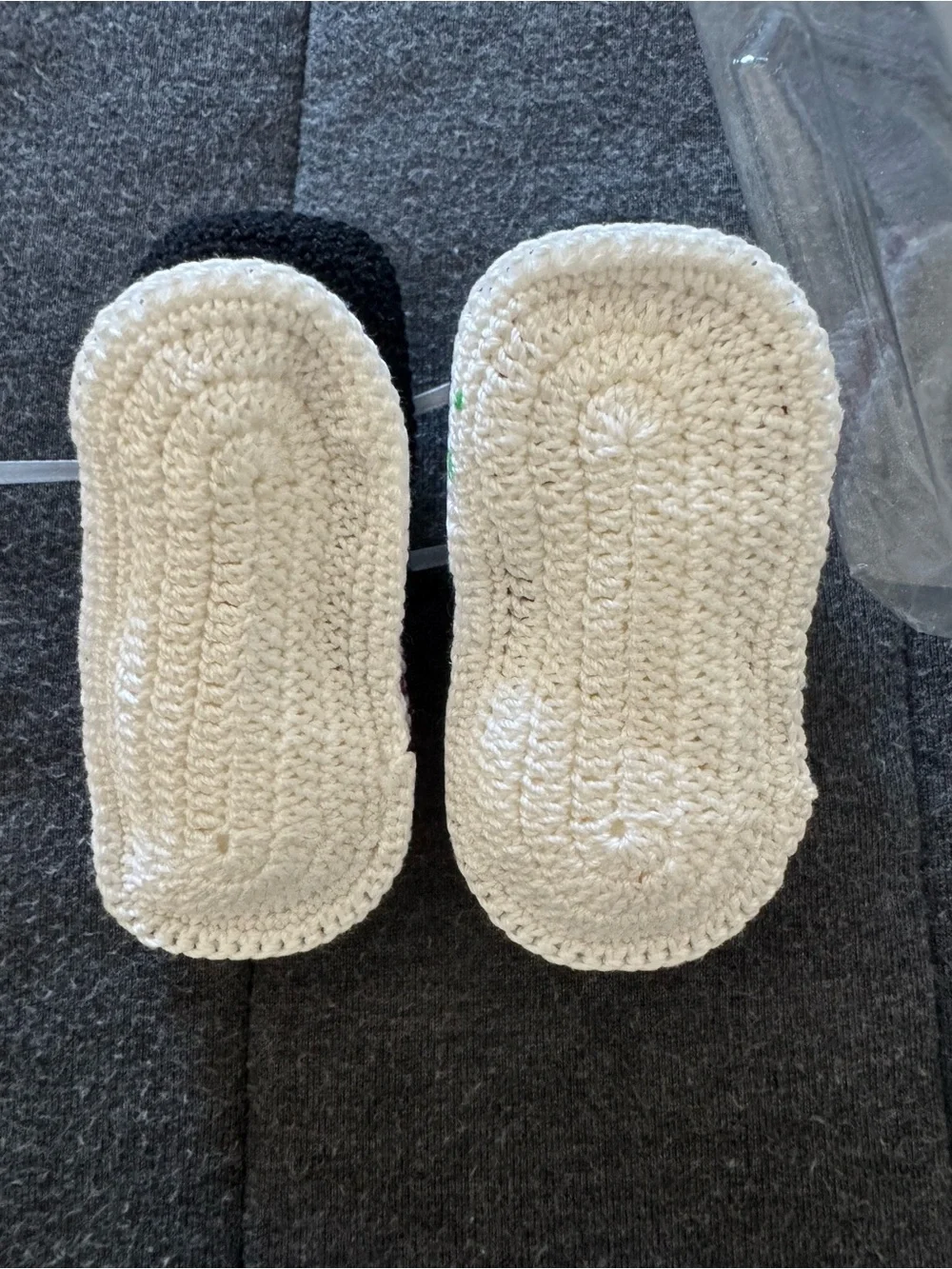 NIB Hand-Crocheted Baby Converse Style Shoes